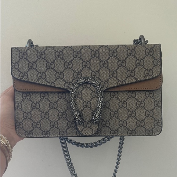Gucci Beige and Brown Shoulder Bag - Picture 1 of 4